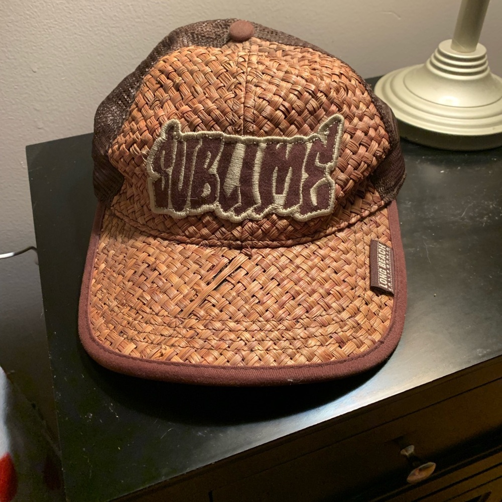 Sublime Brown Woven Trucker Hat